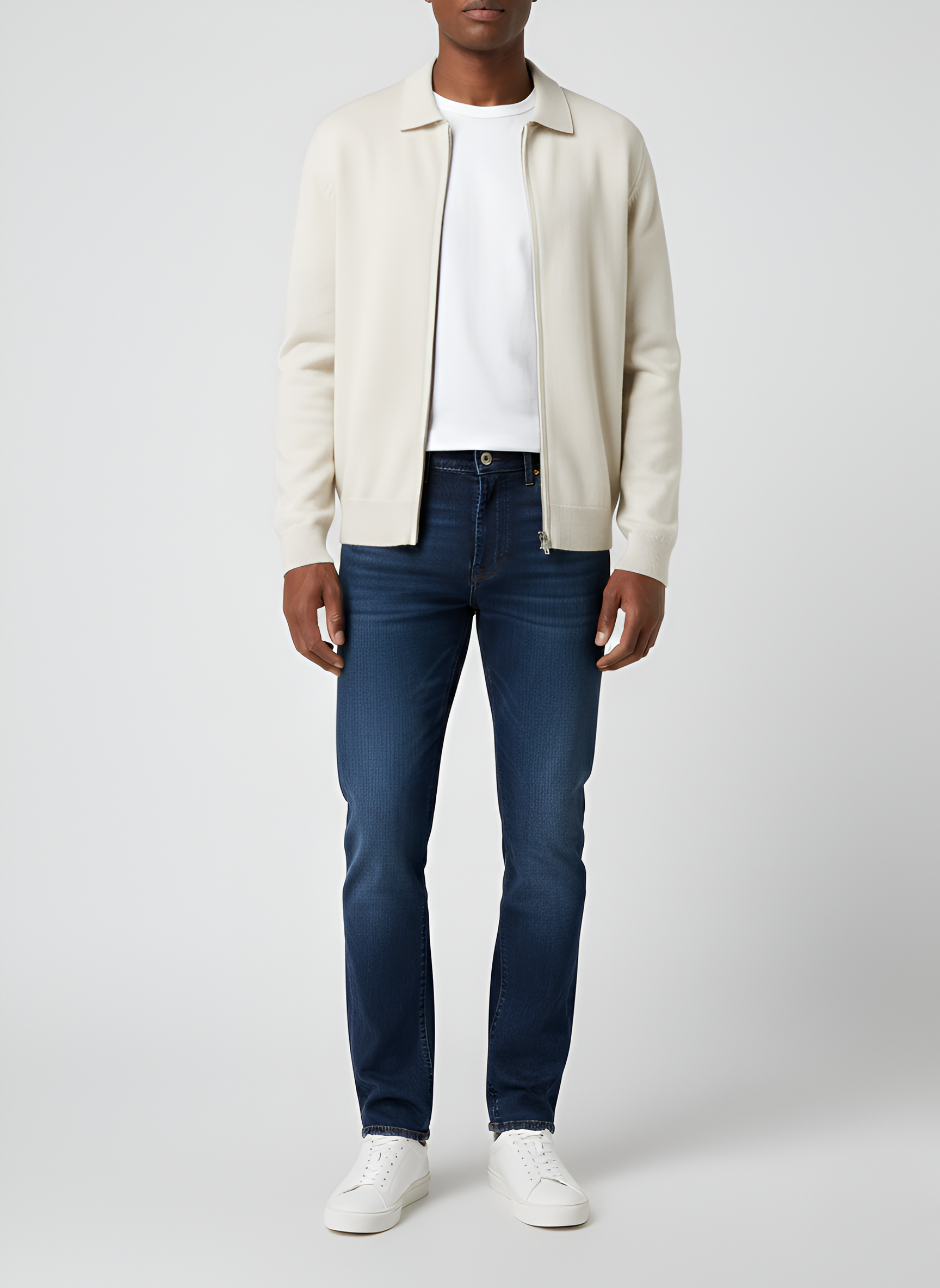 Bellivaro ανδρική μερινό μάλλινη ζακέτα με φερμουάρ