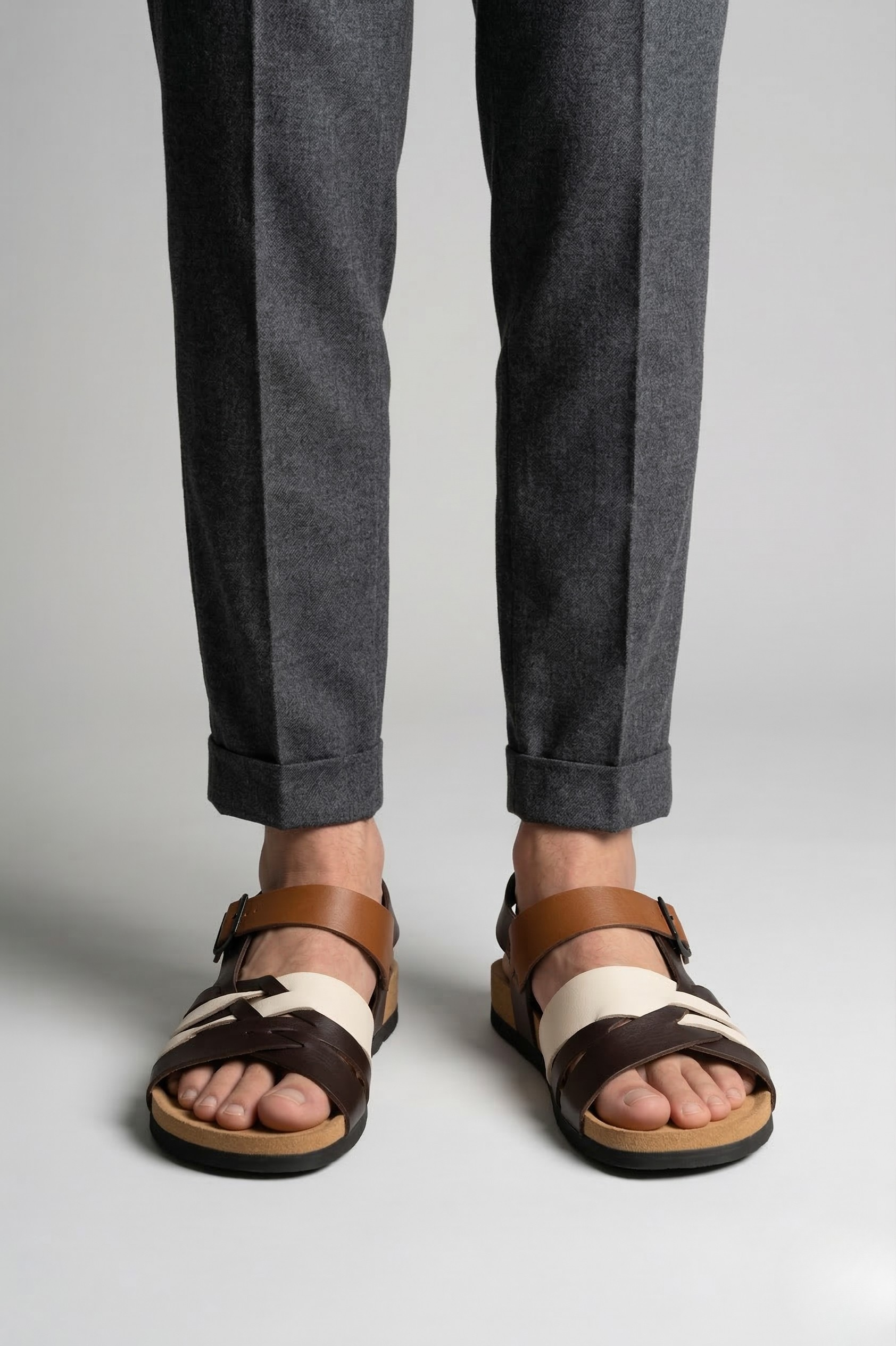 Męskie sandały z paskami Komfortowe sandały letnie Sandały na co dzień i na plażę