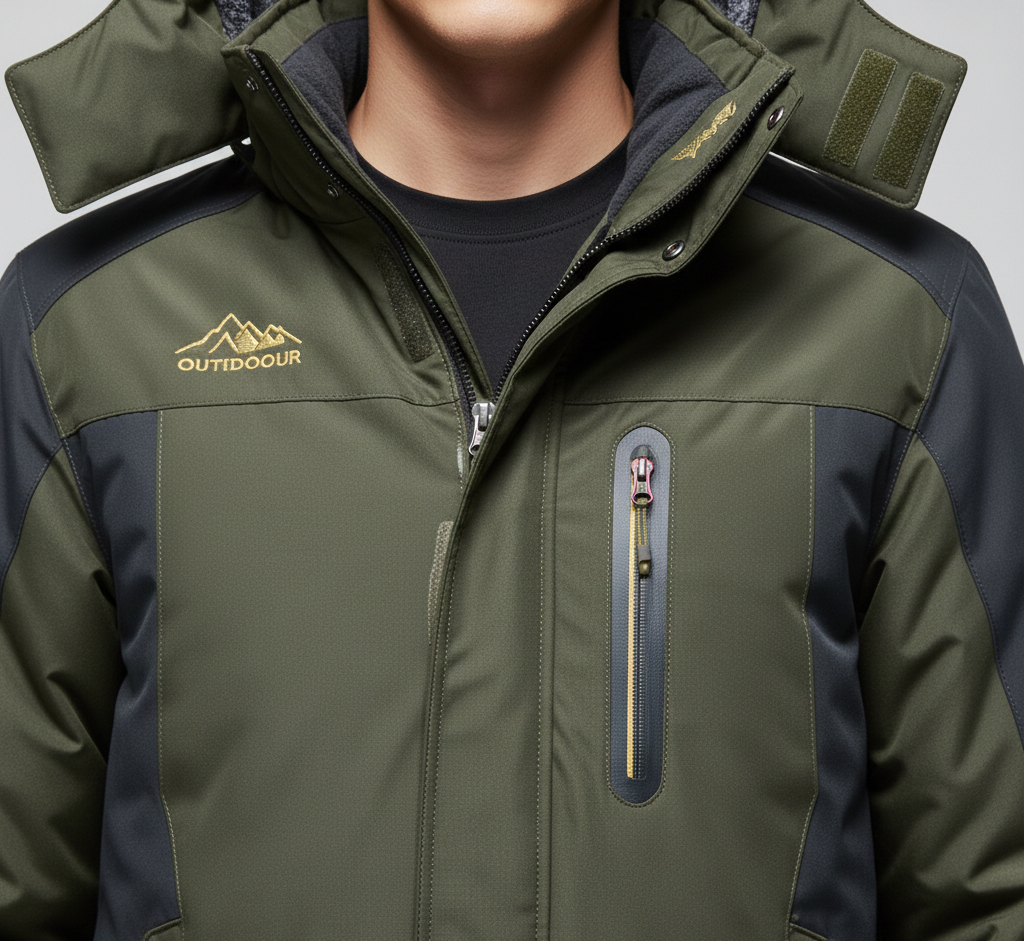 Σετ εξωτερικού χώρου Bellivaro για άνδρες, αδιάβροχο μπουφάν και θερμικό παντελόνι