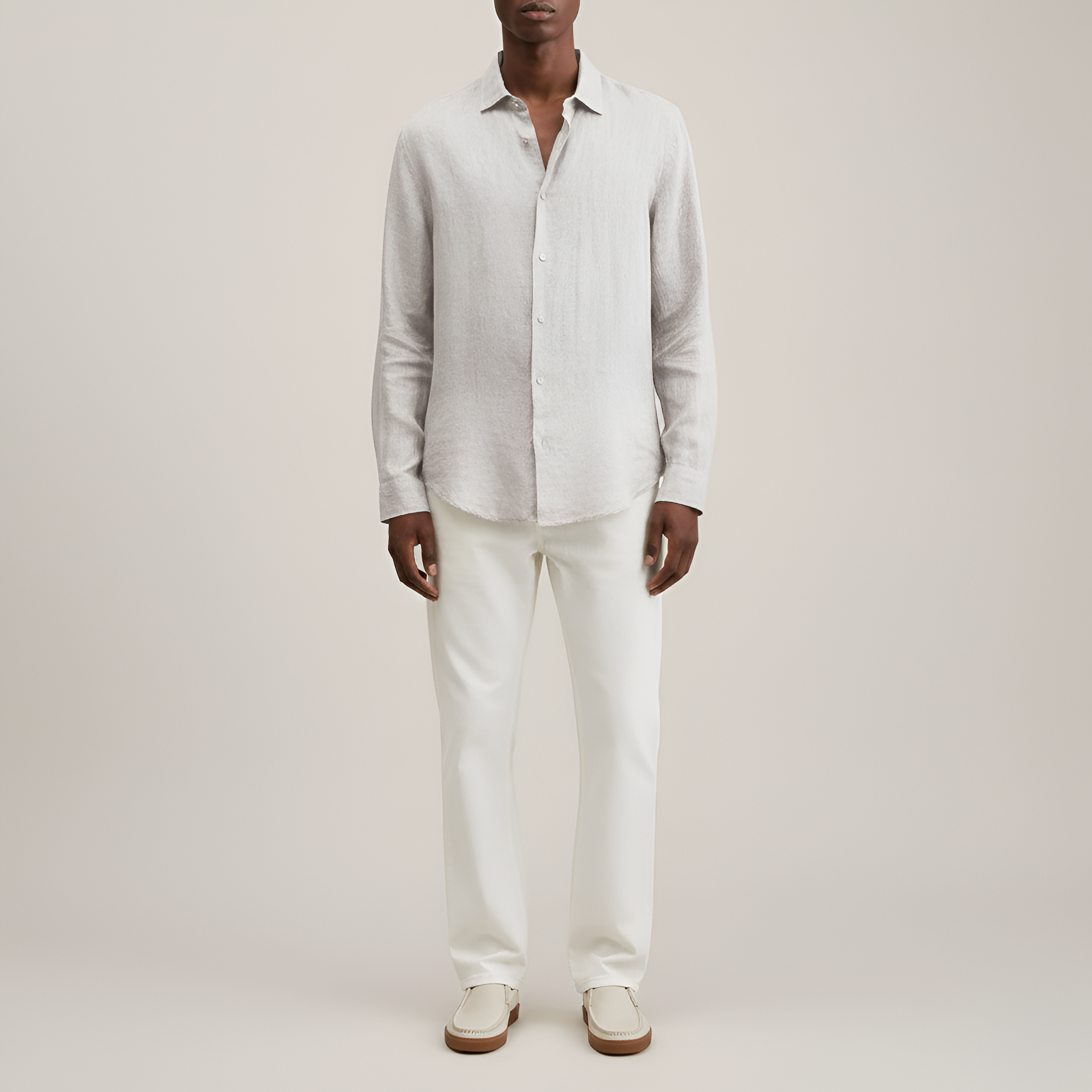 Bellivaro ανδρικό πουκάμισο από λινό μακρυμάνικο casual εφαρμογή