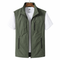 Herre Let Gilet Zip Front Utility Vest Casual Lag