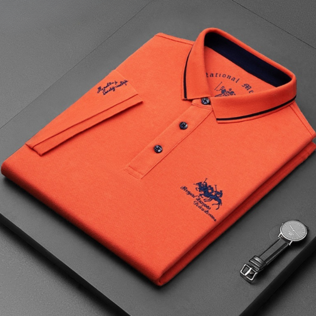 Bellivaro | Elegant og alsidigt herre-polo med knaplukning – perfekt til hverdag og smart-casual