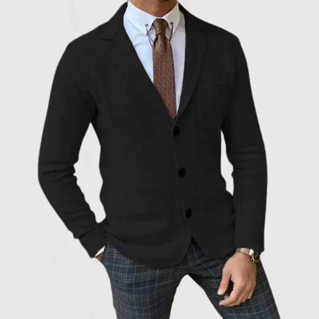 Bellivaro | Herre Strikket Blazer | Elegant og Behagelig Pasform