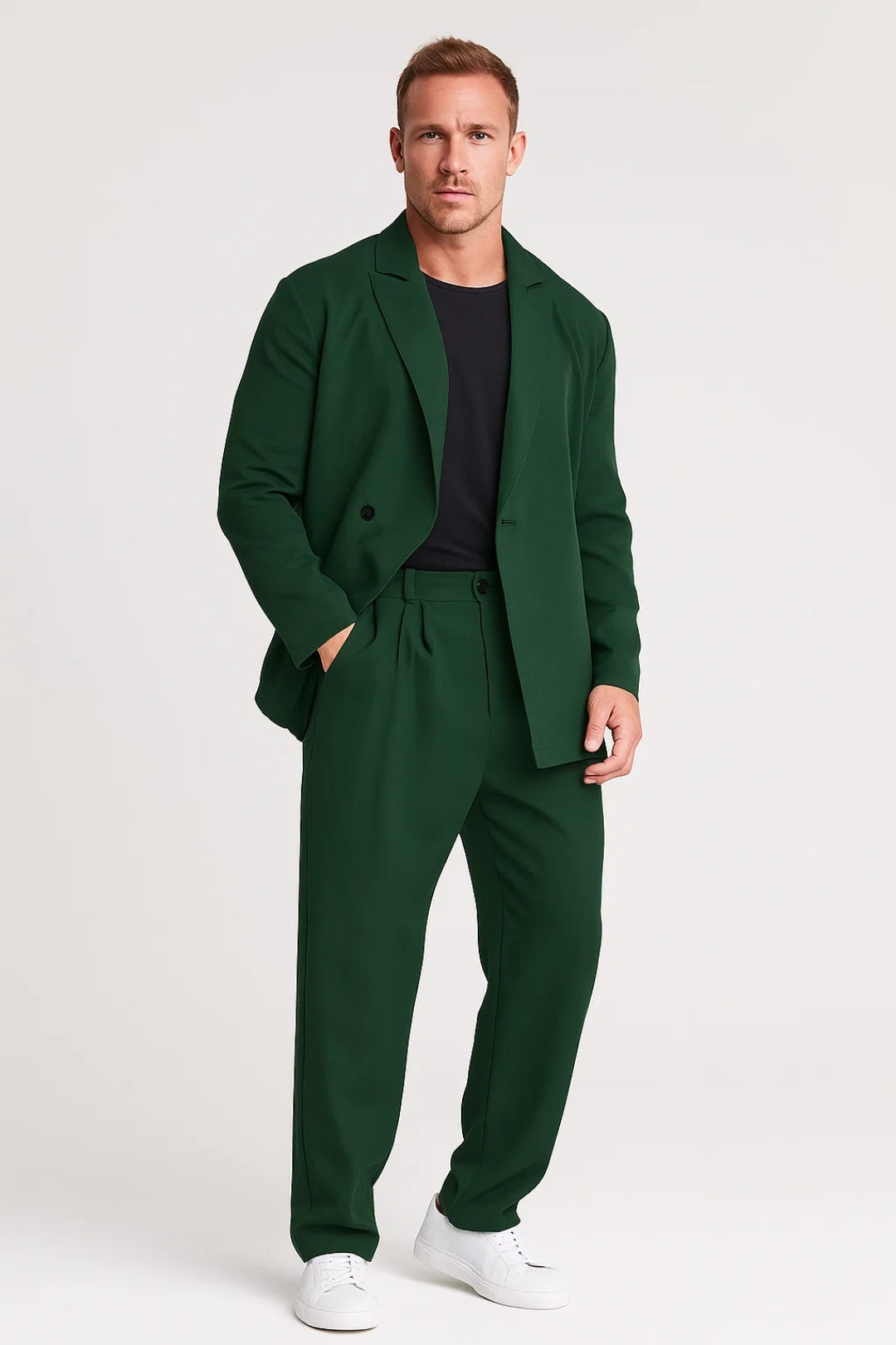 Conjunto de hombre | Dos piezas | Corte relajado | Todo el año | Ajuste cómodo | Adecuado para uso diario