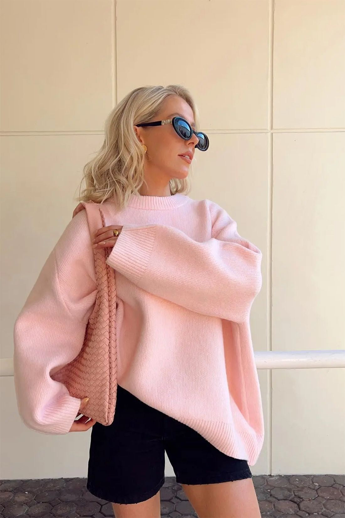 Blød Oversize Damepullover: Elegant og Afslappet Komfort