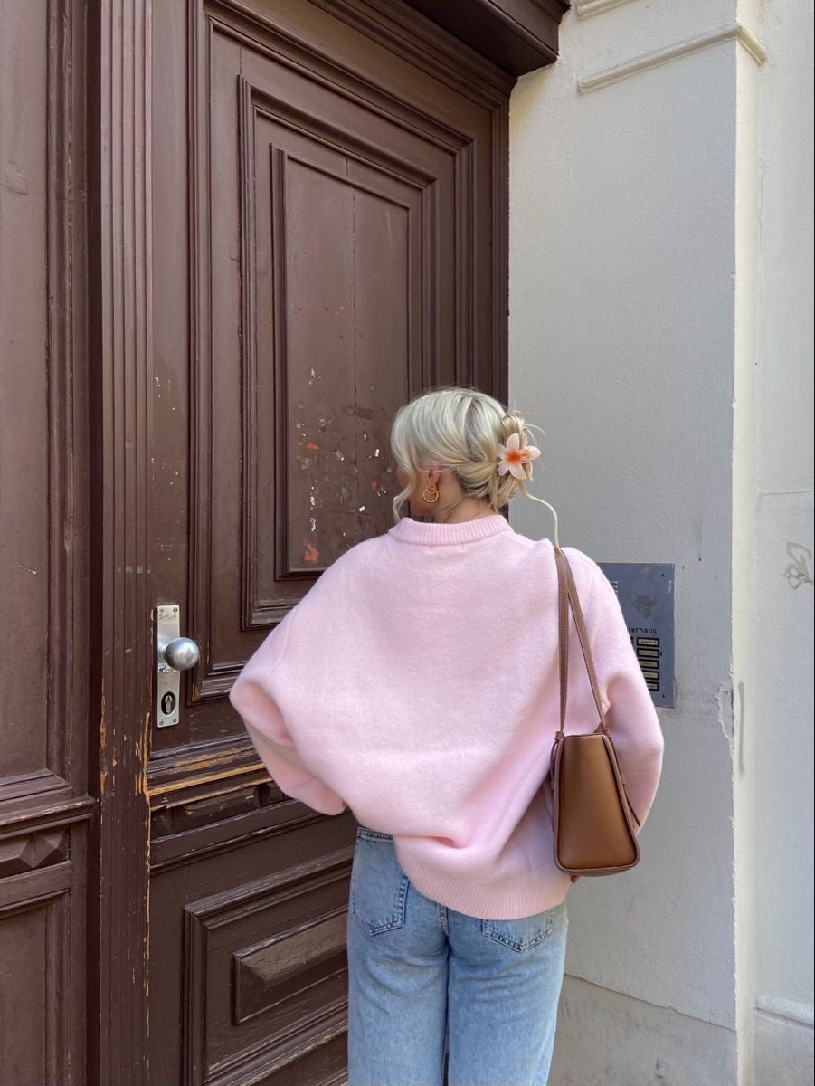 Blød Oversize Damepullover: Elegant og Afslappet Komfort