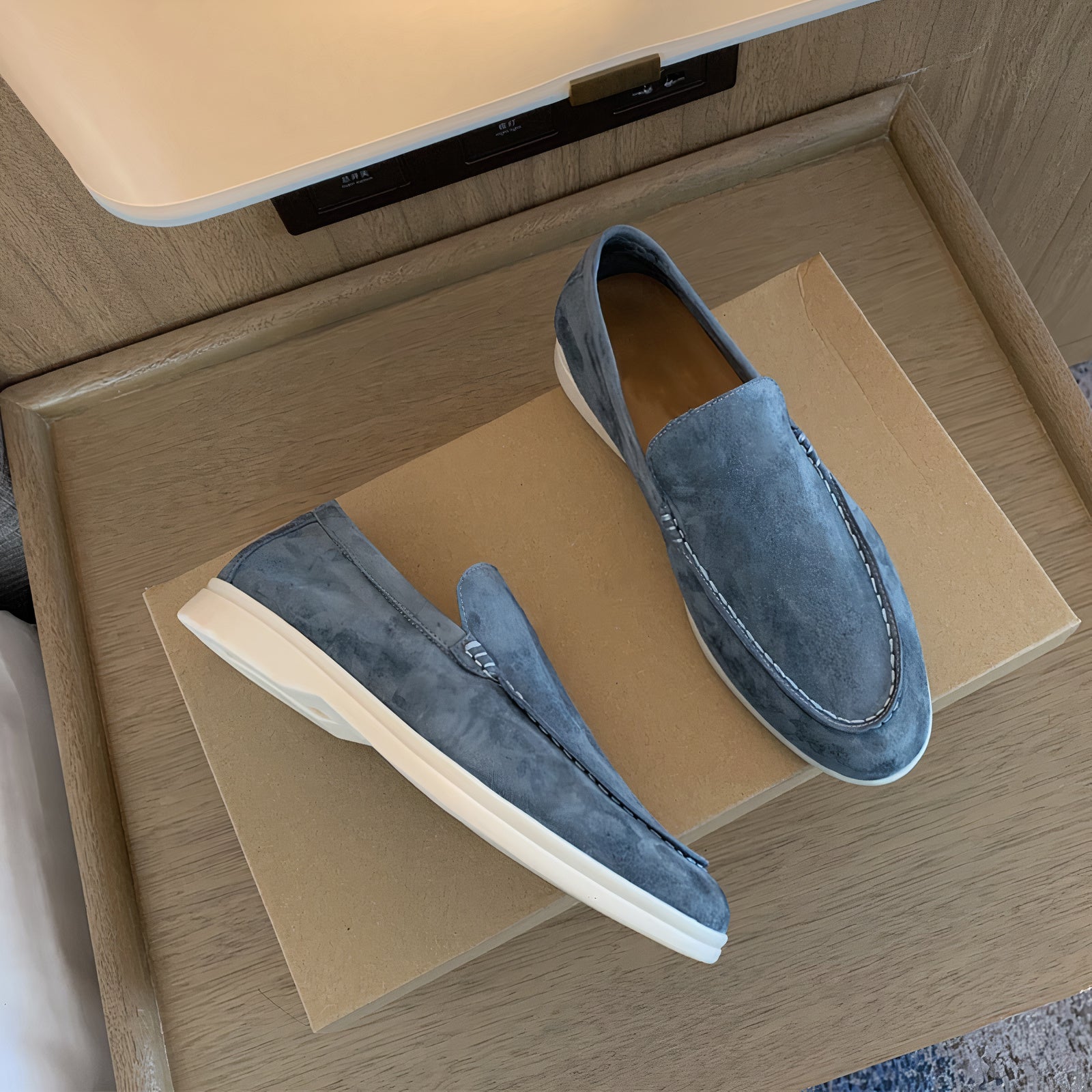 Bellivaro | Vintage Loafers i læder