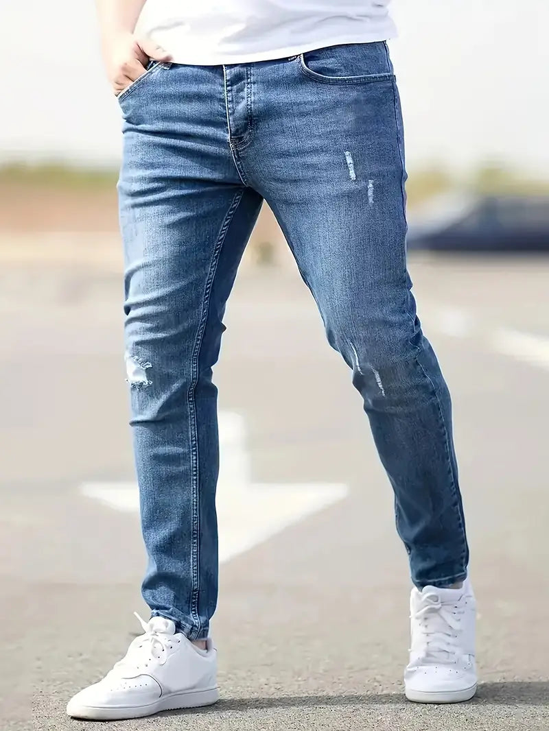 Slim Fit Bukser til Mænd med Skræddersyet Look
