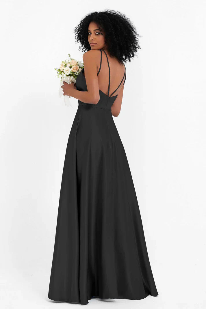 Robe de cérémonie trapèze raffinée