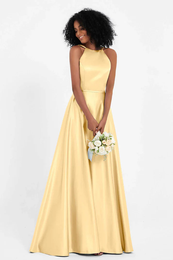 Robe de cérémonie trapèze raffinée