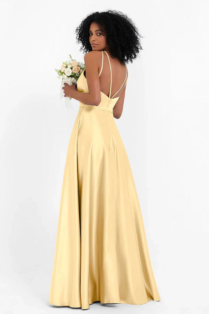 Robe de cérémonie trapèze raffinée