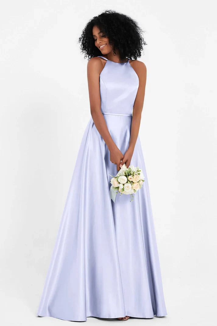 Robe de cérémonie trapèze raffinée