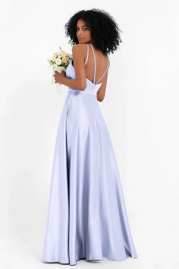 Robe de cérémonie trapèze raffinée