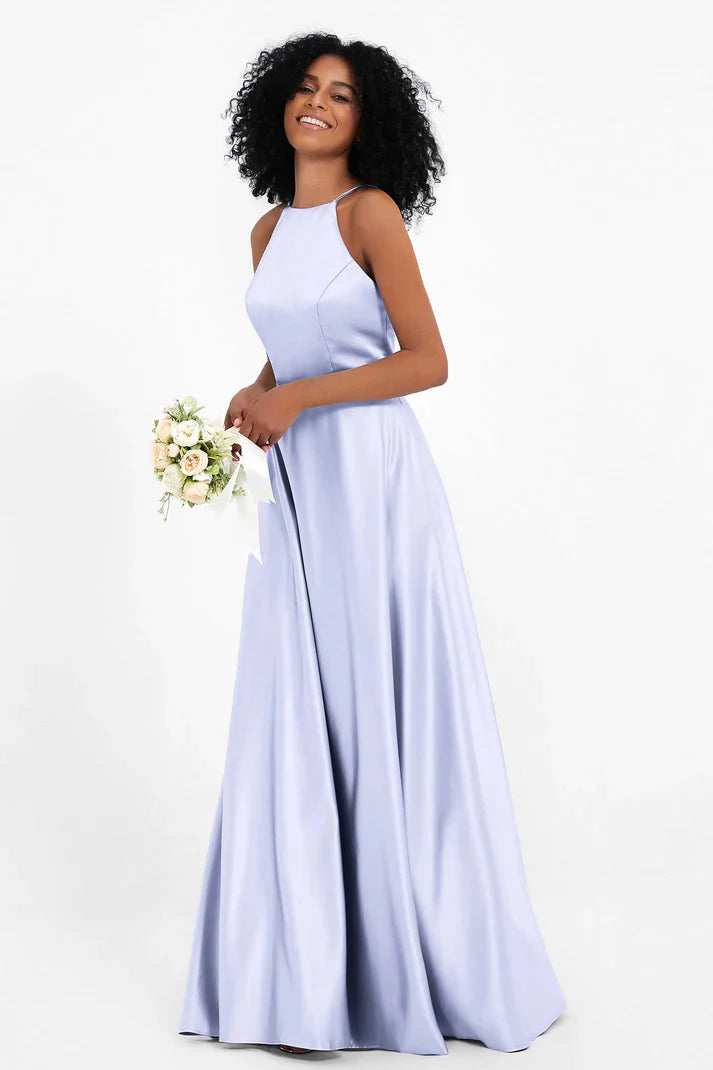 Robe de cérémonie trapèze raffinée