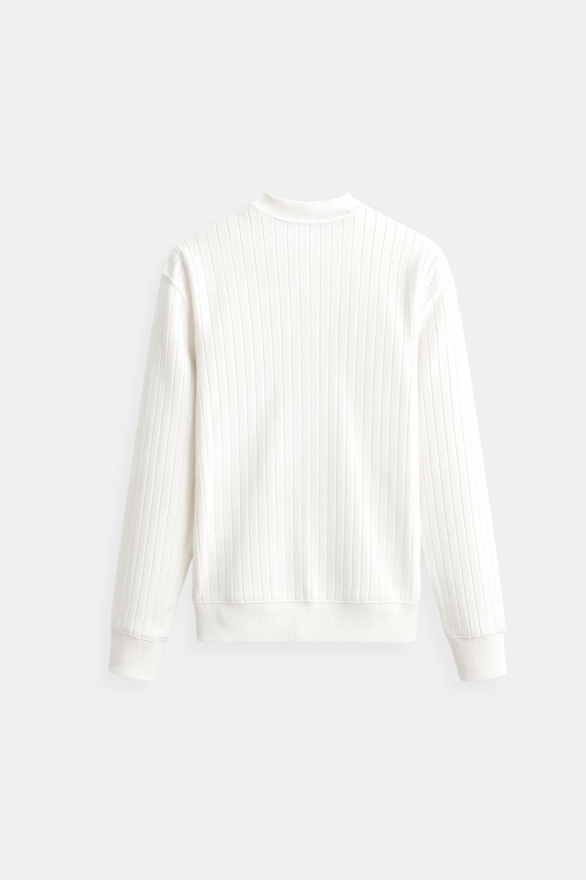Bellivaro | Mænds Ribstrikket Trøje | Langærmet Pullover
