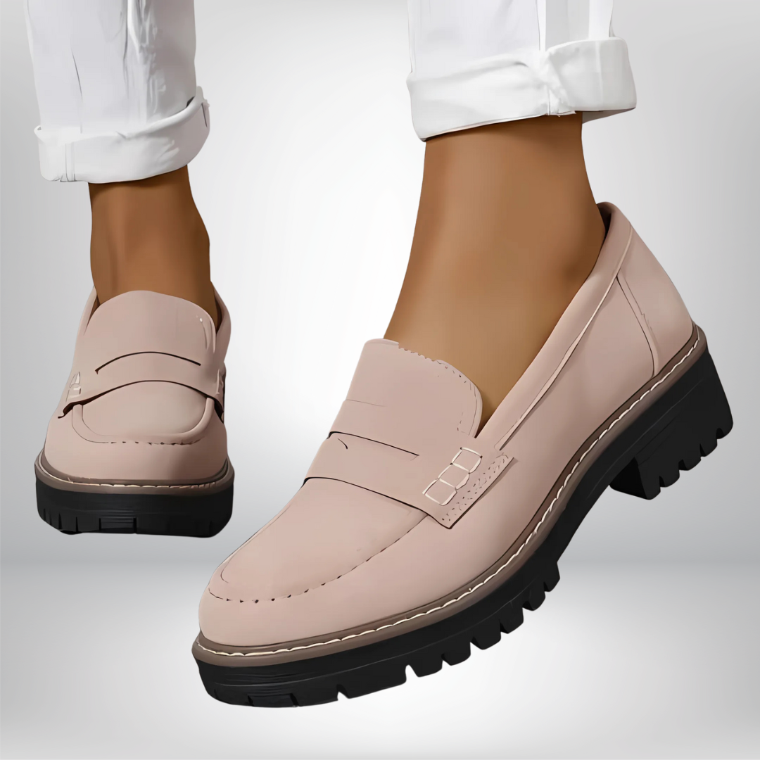 Δερμάτινα loafers για γυναίκες | Αντιολισθητική σόλα & Χωρίς σημεία πίεσης
