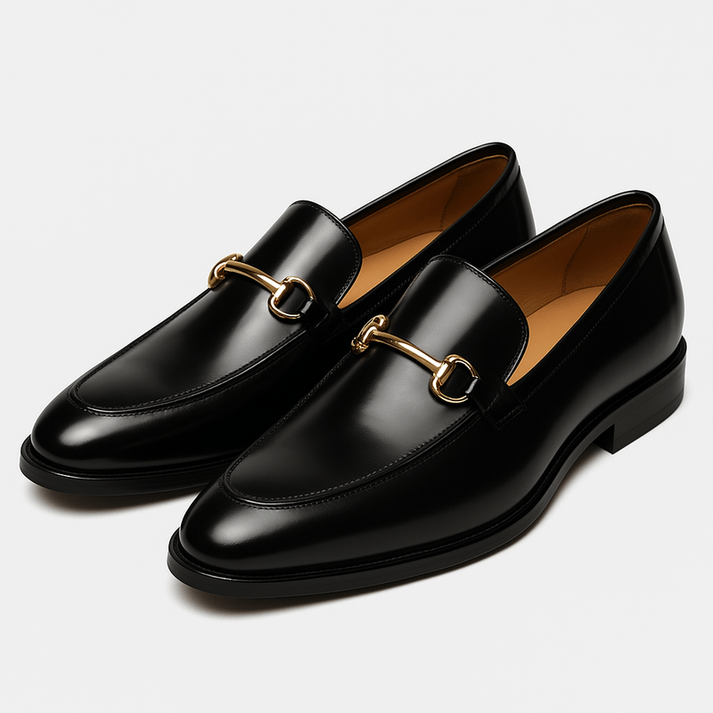 Bellivaro | Mænds Slip-on Loafers Med Metaldetalje | Lav Profilform