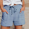 Luftige High Waist Sommershorts til Damer