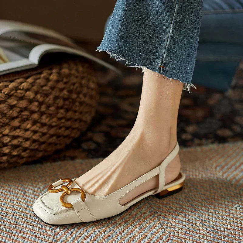 Ortopædiske Slingback Sandaler til Dame – Komfortable Flade Sandaler