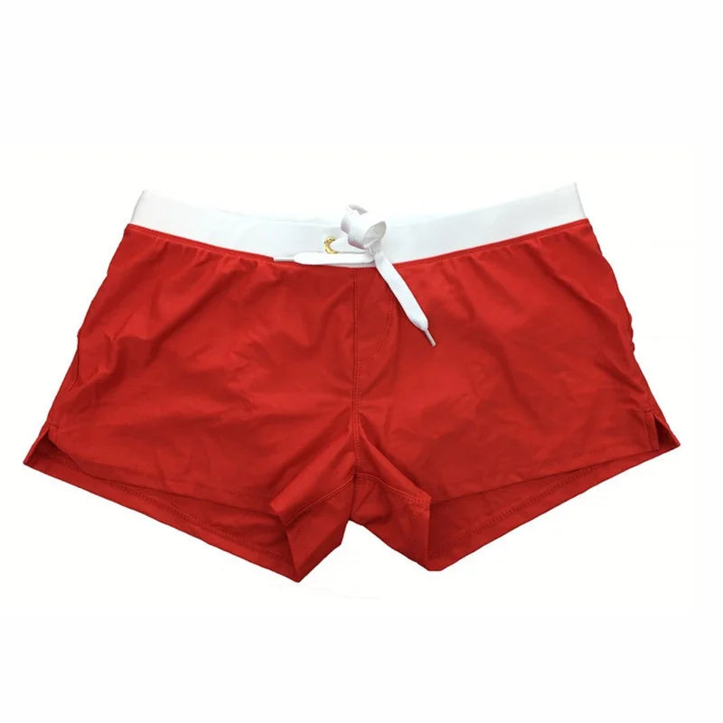 Korte Badeshorts til Herre med Elastisk Talje