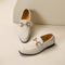 Herre Loafers med Metalspænde til Formelle og Casual Anledninger