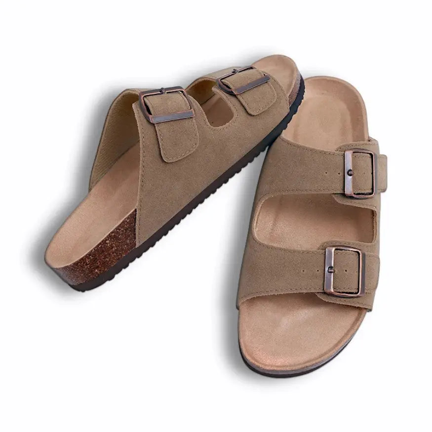 Herre sandaler med spænde