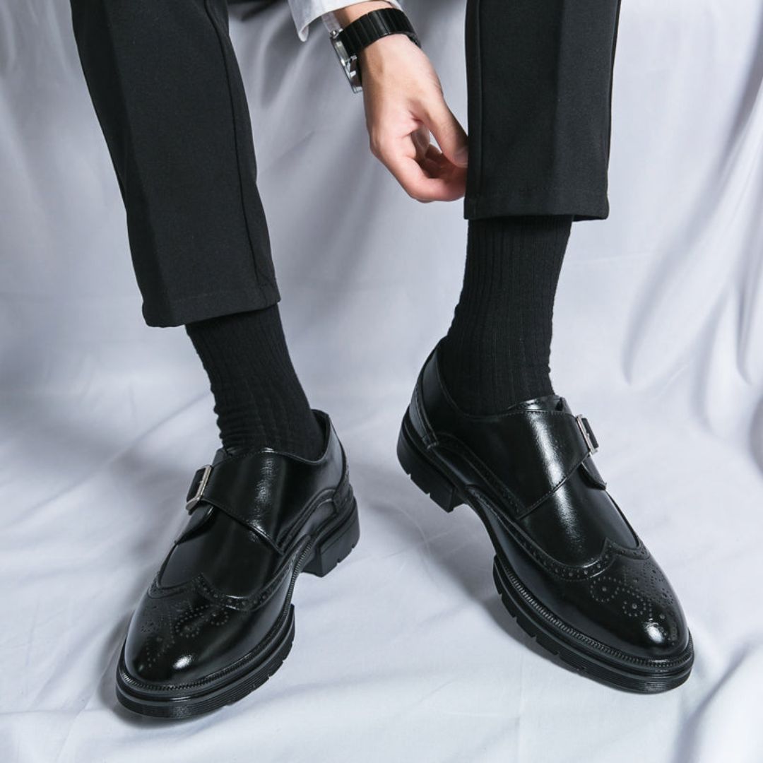 Herre Loafers med Brogue Detaljer