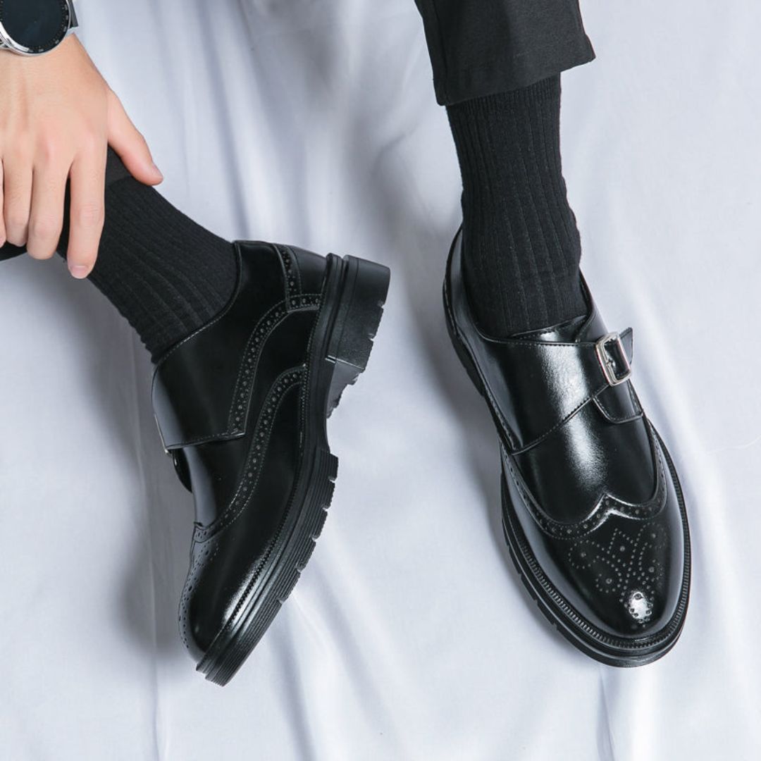 Herre Loafers med Brogue Detaljer