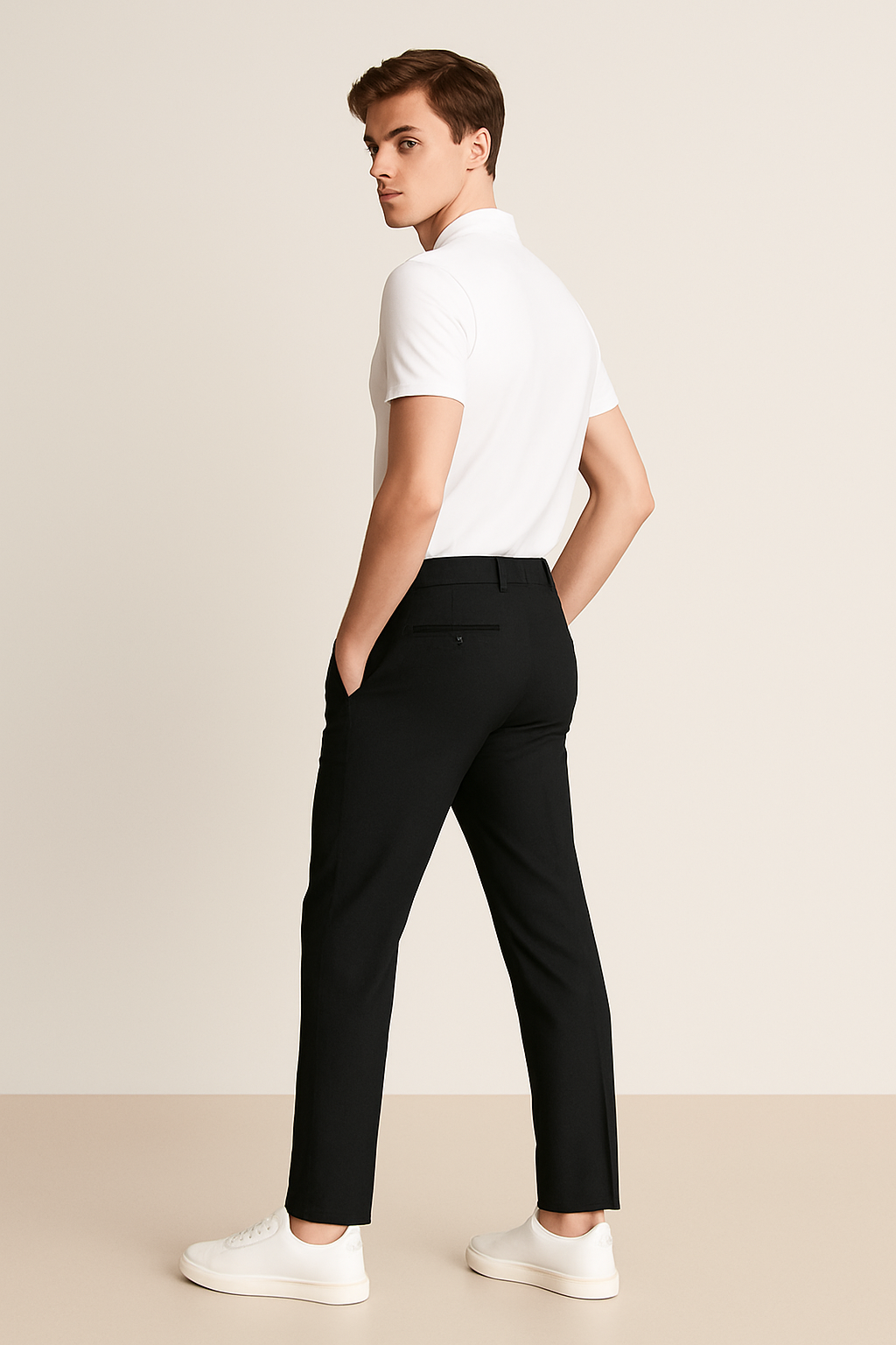 Herrebukser med Slim Fit – Klassiske Habitbukser