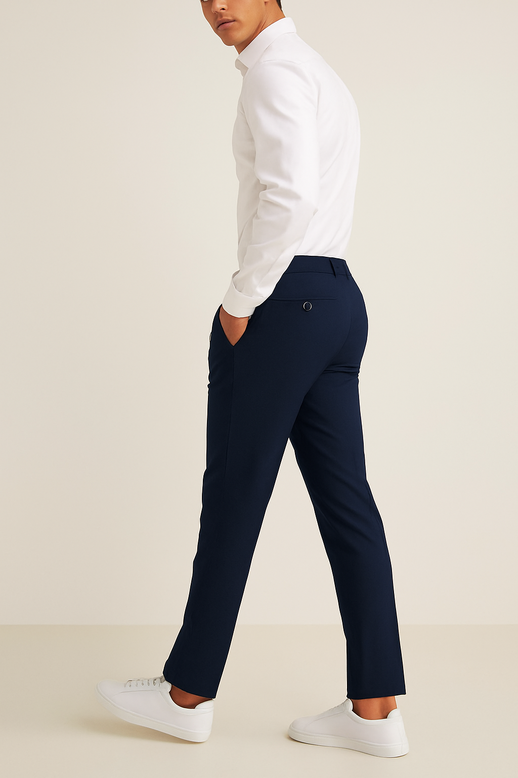 Herrebukser med Slim Fit – Klassiske Habitbukser