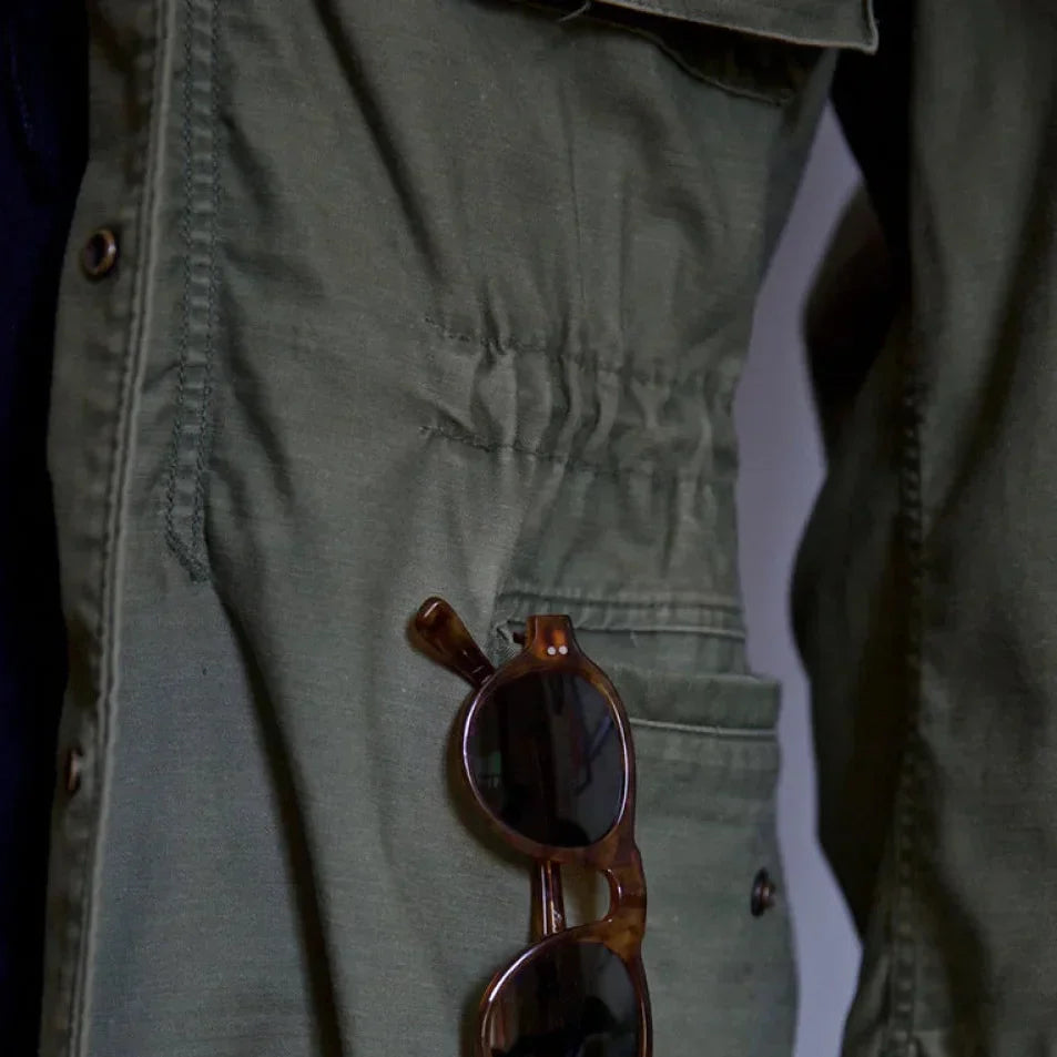 Bellivaro | Vintage Field Jacket til Herre i Robust Bomuld