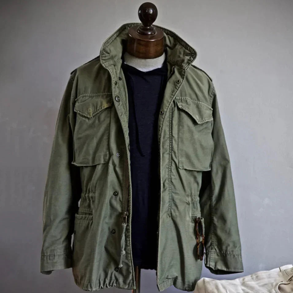 Bellivaro | Vintage Field Jacket til Herre i Robust Bomuld