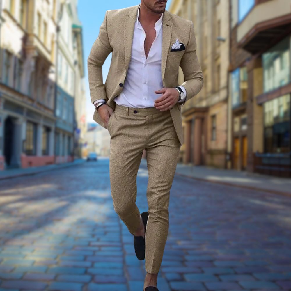 Bellivaro | Herresæt i Slim Fit – Moderne Skræddersyet Business Look
