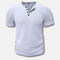 Camiseta ajustada para hombre – cierre con botones y ajuste ceñido