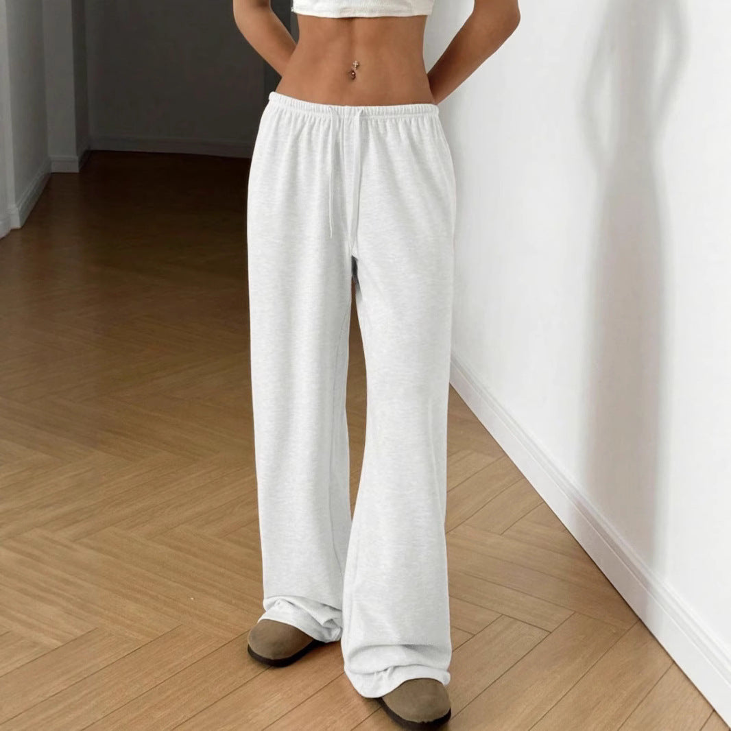 Fleece Sweatpants til Kvinder med Wide Leg