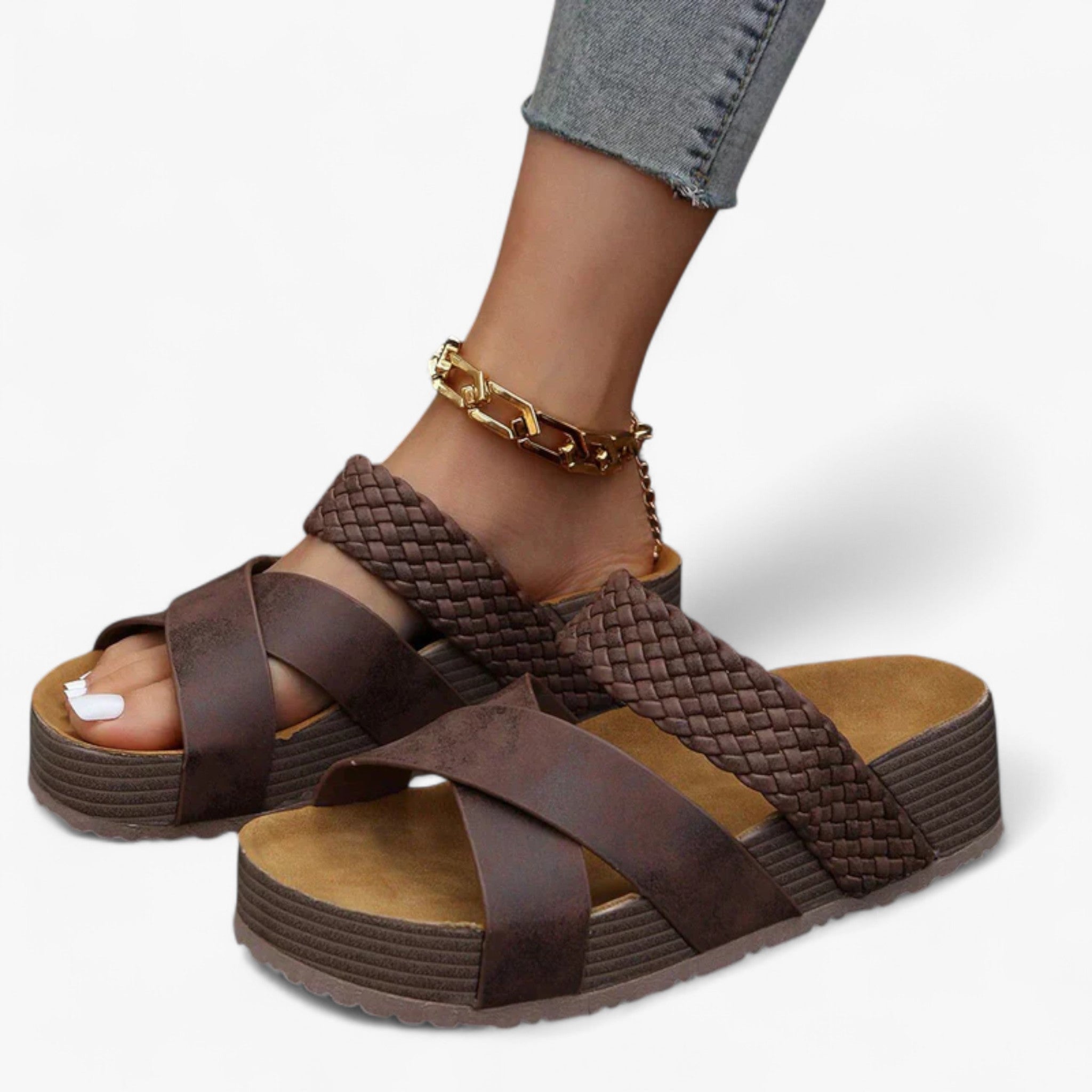 Sandalias ortopédicas cómodas para mujer