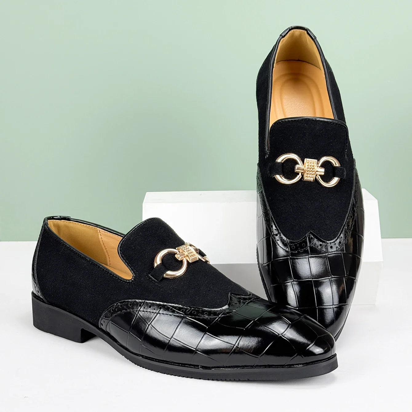 Læder Loafers