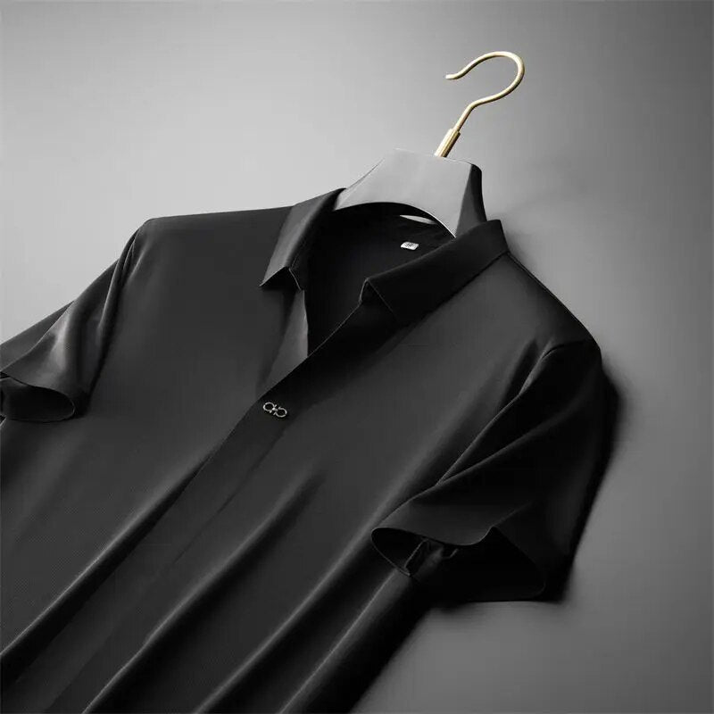 Bellivaro | Herre Modetøj 2-delt Sæt | Åndbart Kortærmet Outfit til Hverdag og Fest