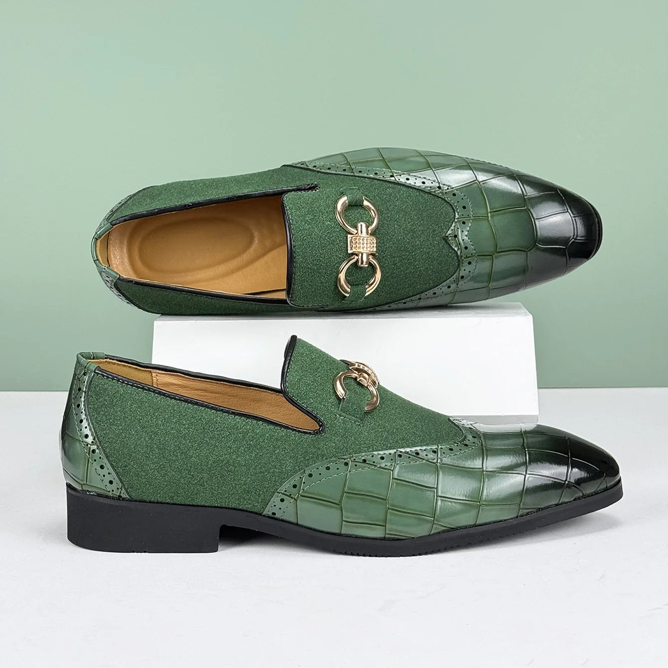 Læder Loafers