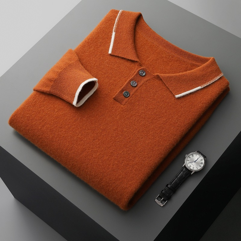 Bellivaro | Polo Sweater i 100% kashmir