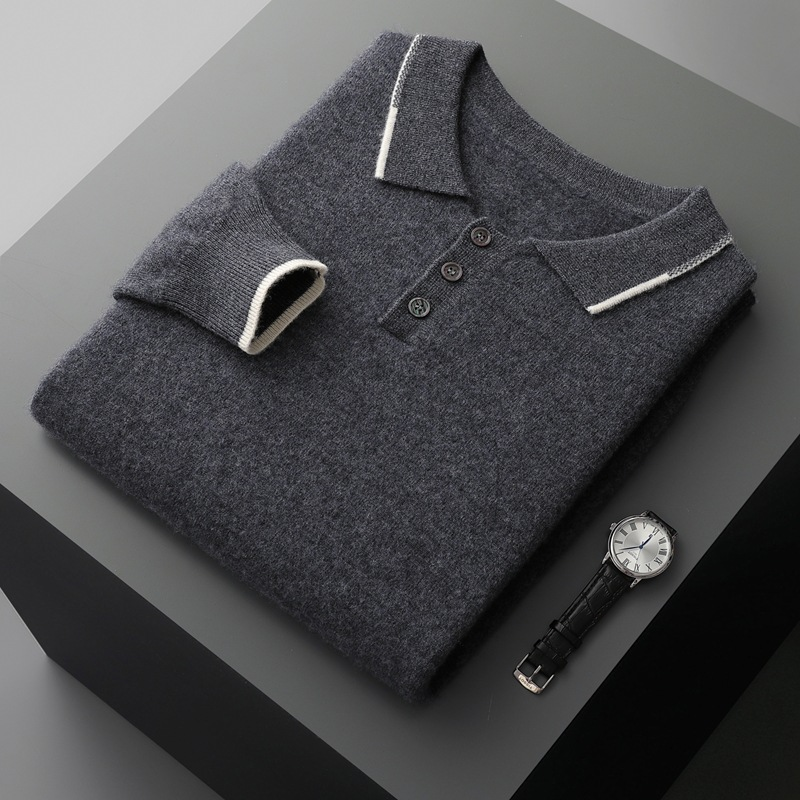 Bellivaro | Polo Sweater i 100% kashmir