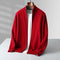 Cashmere Cardigan til Mænd med Fuld Lynlås
