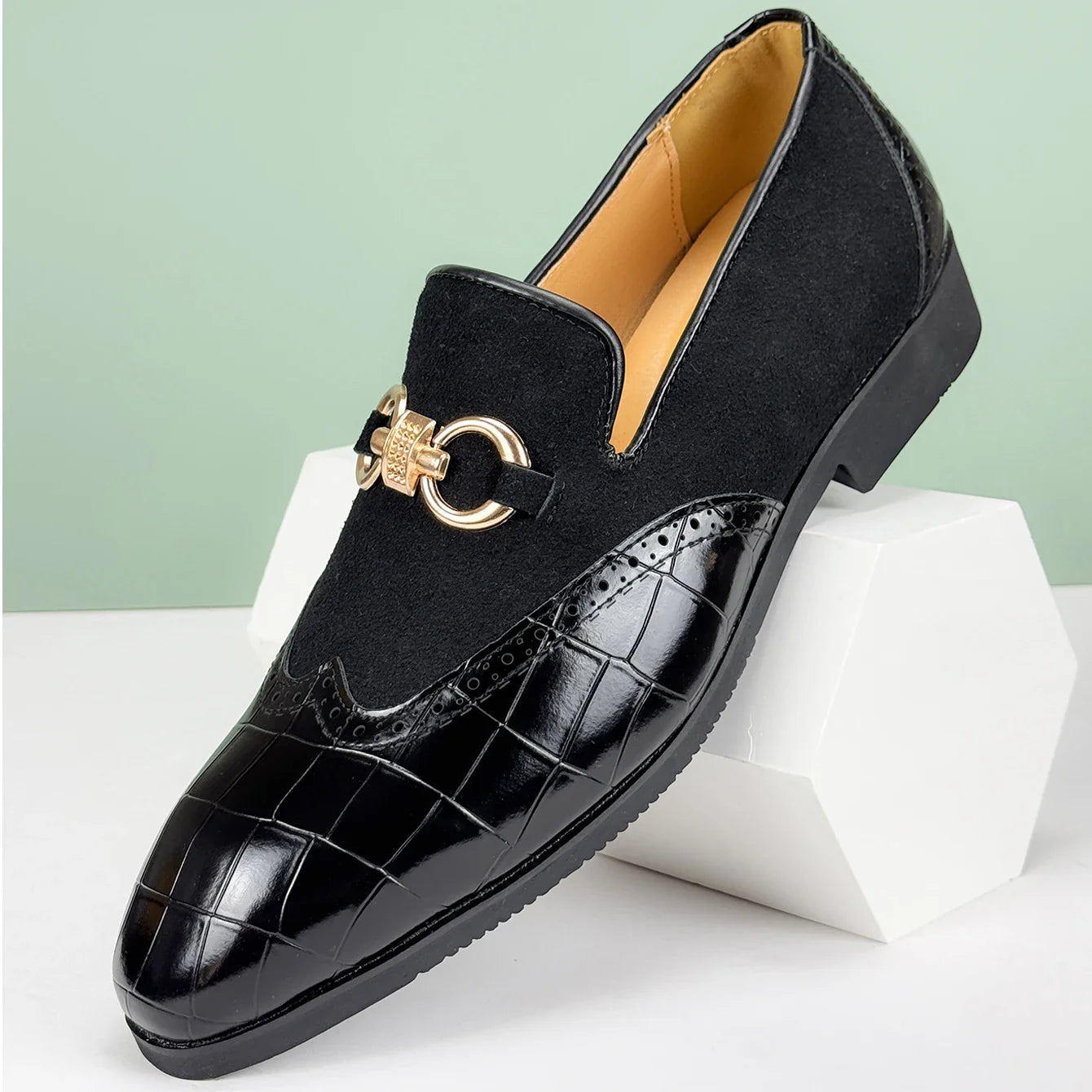 Læder Loafers