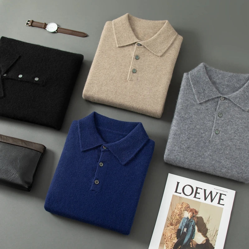 Bellivaro | Poloshirt i merinould