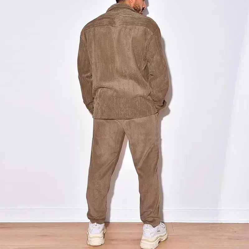 Bellivaro | Corduroy Trainingsanzug til Mænd – Elegant Komfort og Moderne Design