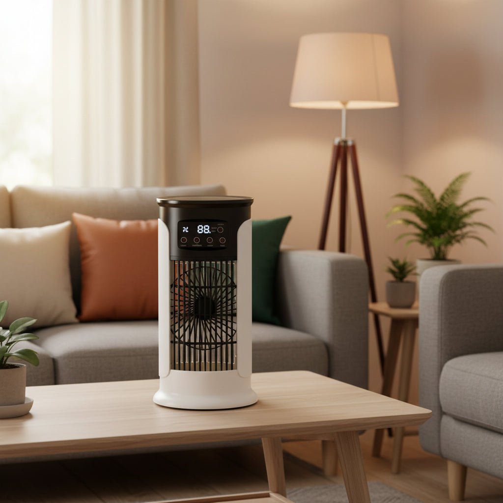 FreshWind 3-i-1 Luftkøler med Luftfugter og LED