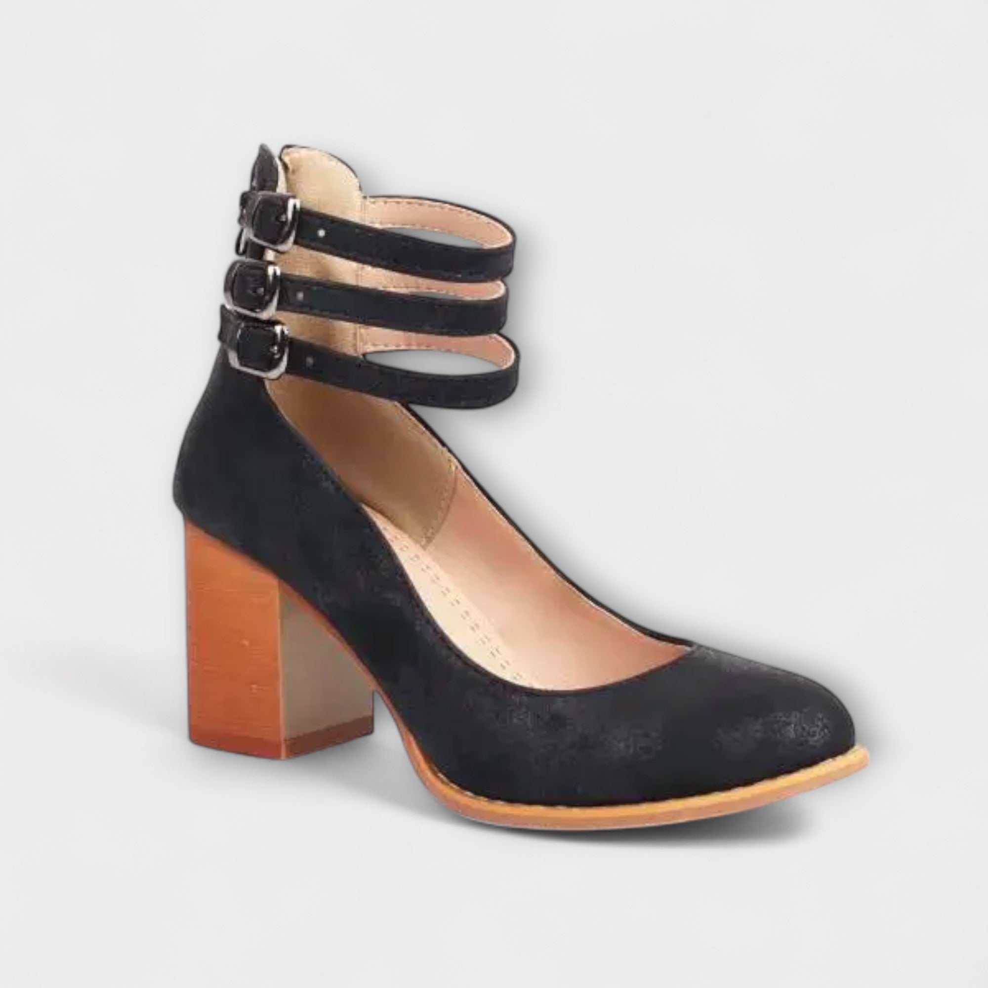 Pumps til Kvinder | Blokhæl med Ankelrem