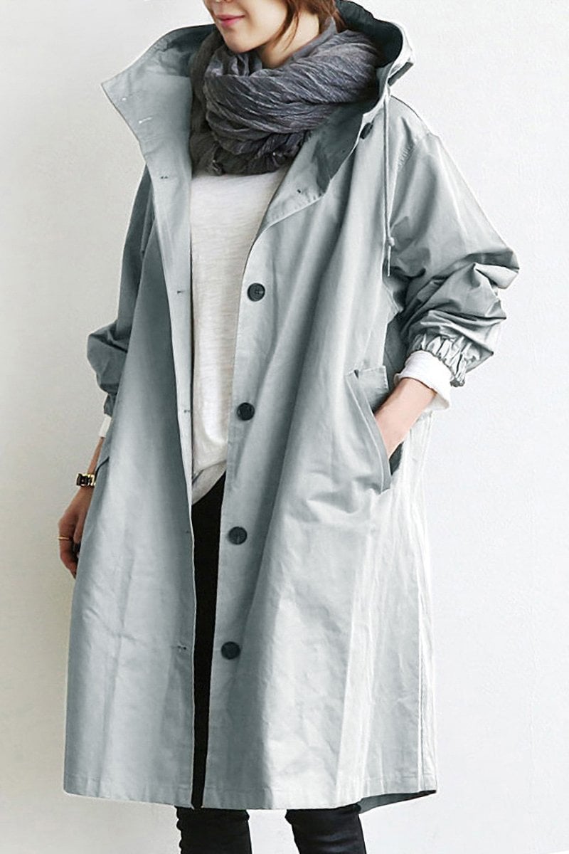 Trench-coat pour femmes | Capuche & Protection météorologique supérieure
