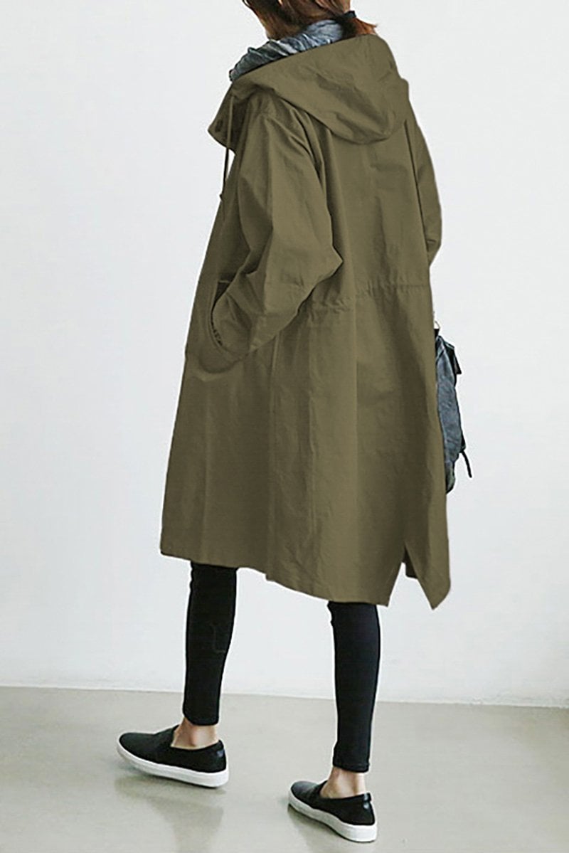 Trench-coat pour femmes | Capuche & Protection météorologique supérieure
