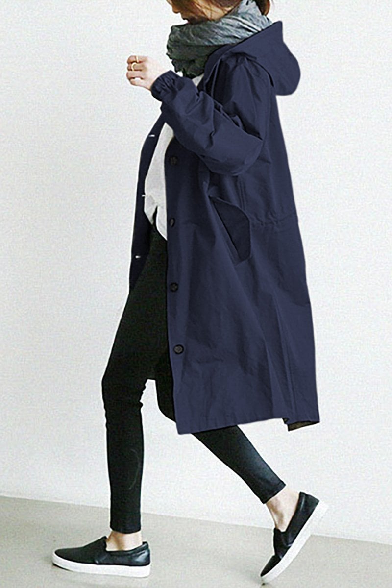 Trench-coat pour femmes | Capuche & Protection météorologique supérieure